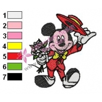 Mickey Mouse Cartoon Embroidery 40